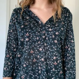 V-neck blouse